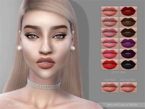 Sims 4 Cc Lipstick With Teeth