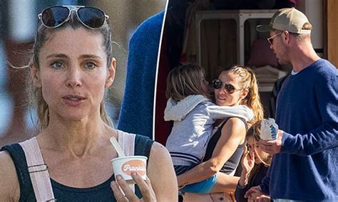 Elsa Pataky Flaunts Her Biceps In A Black Singlet As She Steps Out With