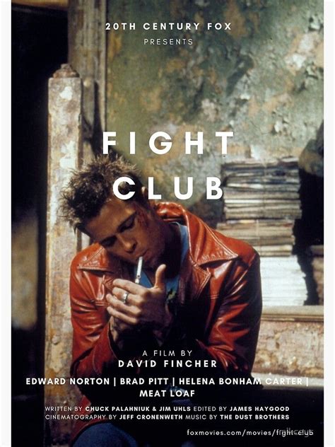 Fight Club Brad Pitt Poster Poster For Sale By Mikceys Fight Club