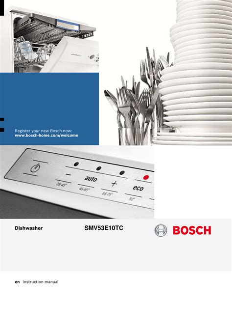 Bosch Dishwasher Fully Integrated Serie 4 Instructions For Use Manualzz