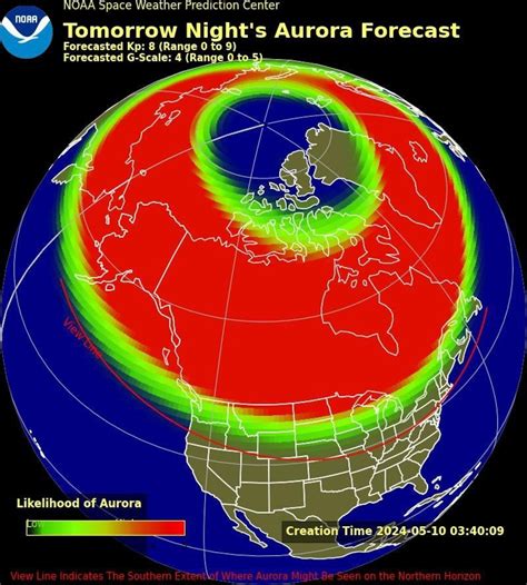 Northern lights could be seen as far south as Alabama this weekend