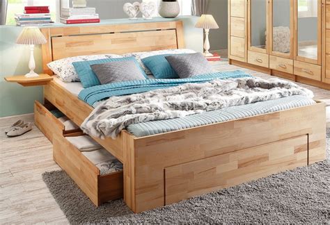 Holzbett erhöhtes bett mit lattenrost massivholzbett seniorenbett bettgestell. Home affaire Massivholzbett, Aus FSC® zertifizierter ...