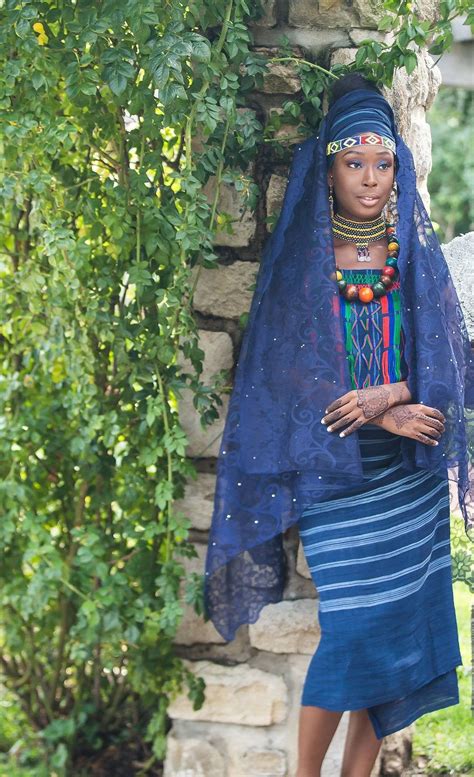 Fulanihausa Bride Outfit With Accessories For African Bride Etsy