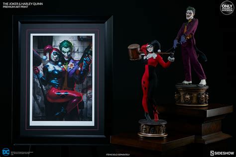 Poster And Locandine Sideshow Premium Prints The Joker And Harley Quinn