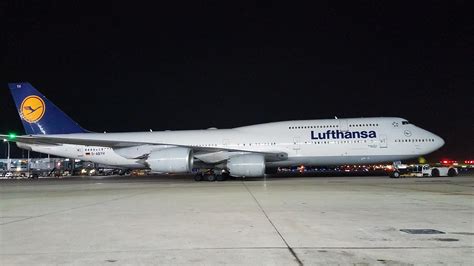 Lufthansa 747 8 At Ord Such An Amazing Aircraft Raviation