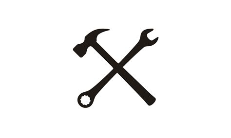 Handyman Tools Hammer Wrench Repair Logo Graphic By Enola D Creative