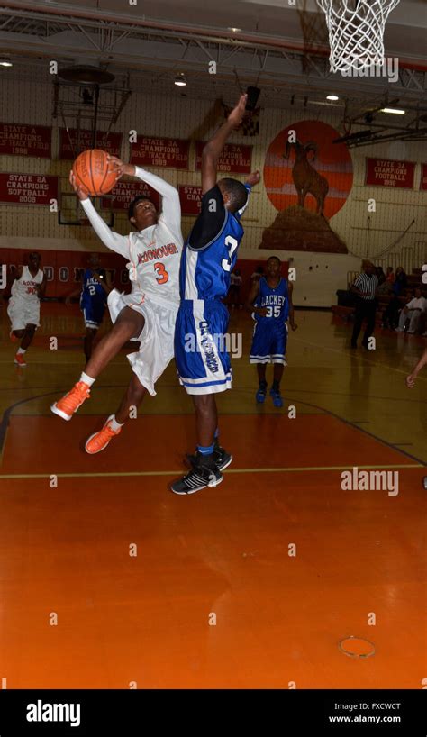 Boys High School Basketball Game In Waldorf Maryland Stock Photo Alamy