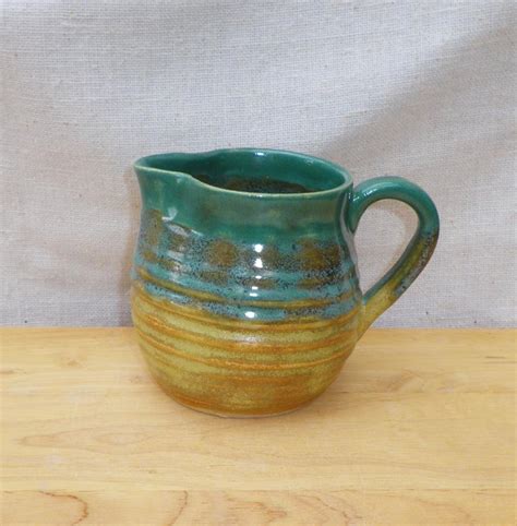 Jug Or Pitcher Hand Thrown In Stoneware Pottery Folksy
