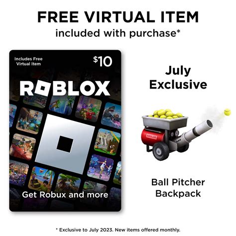 Roblox 10 Digital T Card Includes Exclusive Virtual Item