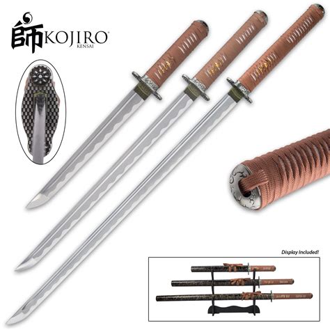 Kojiro Brown Samurai Set 1045 Carbon Steel