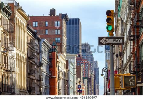 Intersection Broadway Spring Street Soho Manhattan Stock Photo Edit