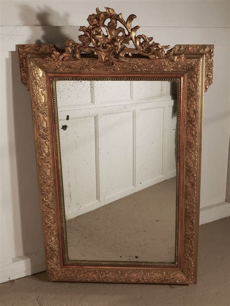 Antiques Atlas - Large French Gilt Wall Mirror
