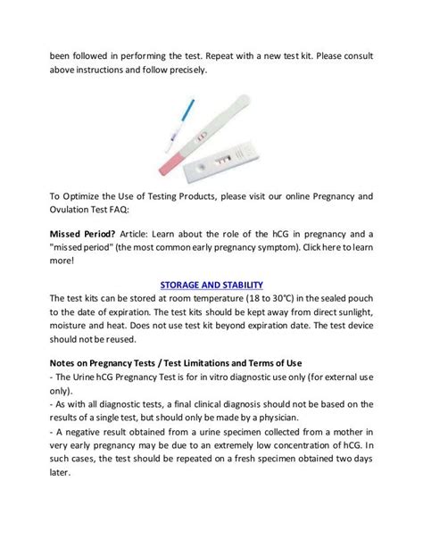 Pregnancy Test Strips Introduction For A Printable Word Version Of P