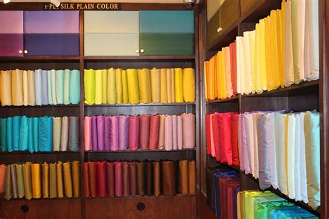Thai Silk Travel Thailand Fabric Thai Silk Colorful Texture