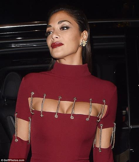 Nicole Scherzinger Flashes Her Bust As She Leaves The X Factor Studios