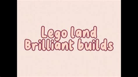 Lego Land Introduced Youtube