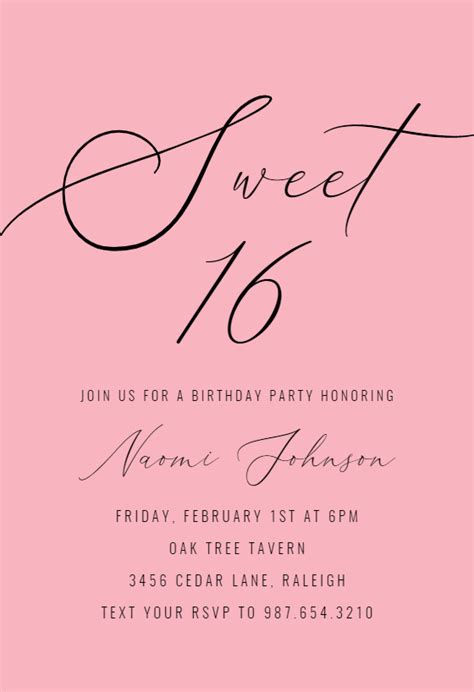 Sweet 16 Golden Flakes Sweet 16 Invitation Template Free