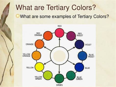 Ppt Lesson 2 Tertiary Color And Warm And Cool Colors Powerpoint