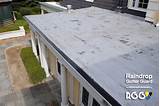 Flat Roof Gutter Installation Pictures