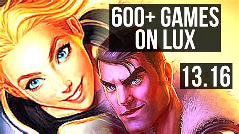 Lux Vs Jayce Mid 715 600 Games Dominating Kr Master 1316 Youtube