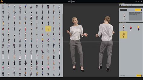 Axyz Design 3d People 4d Scanned People Character Animation Software
