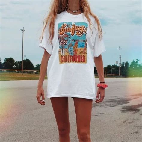 111 Vsco Summer Outfit Ideas To Copy Right Now 8 ~ Theredsme Tshirt Outfits Clothes Beach