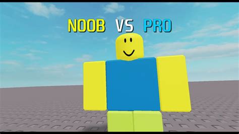 Roblox Noob Vs Pro Youtube