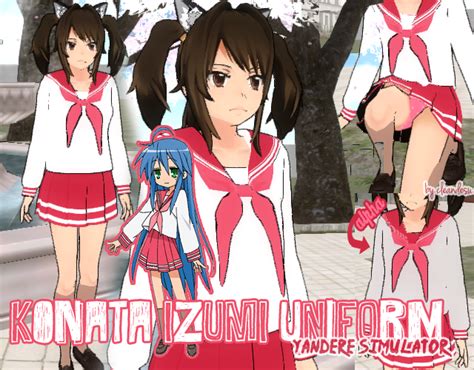 Konata Izumis Uniform For Yandere Simulator~ By Cleandesu