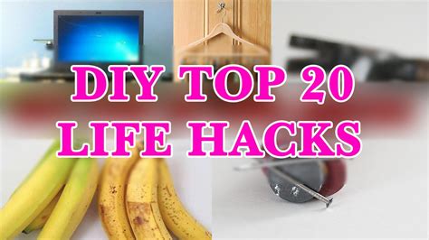 DIY Crafts - Top 20 Most Genius Life Hacks - YouTube