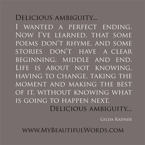 My Beautiful Words Delicious Ambiguity