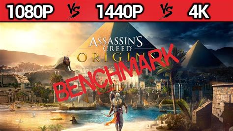 Assassin S Creed Origins 1080p Vs 1440p Vs 4K Benchmark Highest