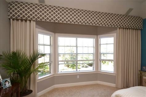 Upholstered Cornice Board Master Bedroom Window Treatments Window