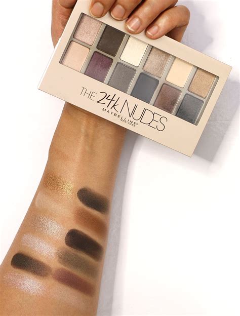Maybelline The Nudes Palette Review Swatches And Give Away My XXX Hot