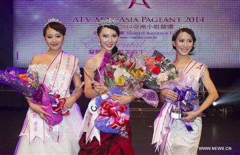 Miss Asia Pageant North America Final Crowned China Org Cn
