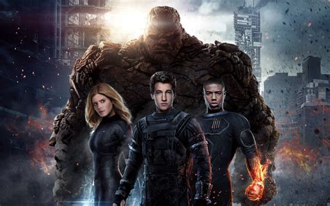 Download Fantastic Four 2015 Movie Cover Wallpaper