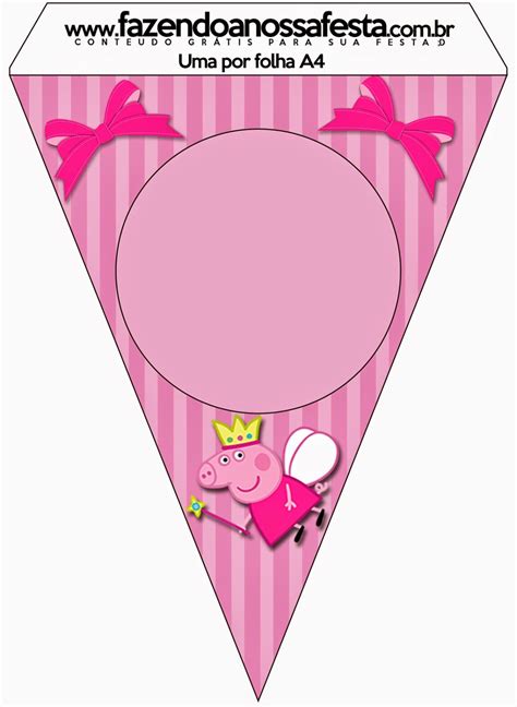 Peppa Pig Fairy Free Party Printables Images And Backgrounds Peppa