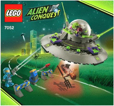 Lego 7052 Ufo Abduction Instructions Space Alien Conquest