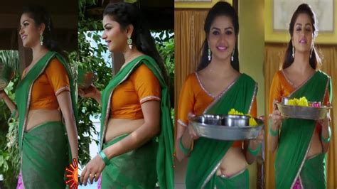 Nandhini Tamil Tv Serial Actress Hotandsexy Navel Show In Saree With Cute Spicy Armpit World