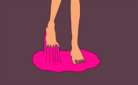 Barefoot Girl Stuck In Bubblegum For Ksv9223 By Chipmunkraccoonoz On