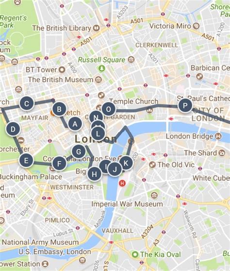 Best Of London In To Days Sightseeing Walking Tour Map And Other Great Ideas For Exploring