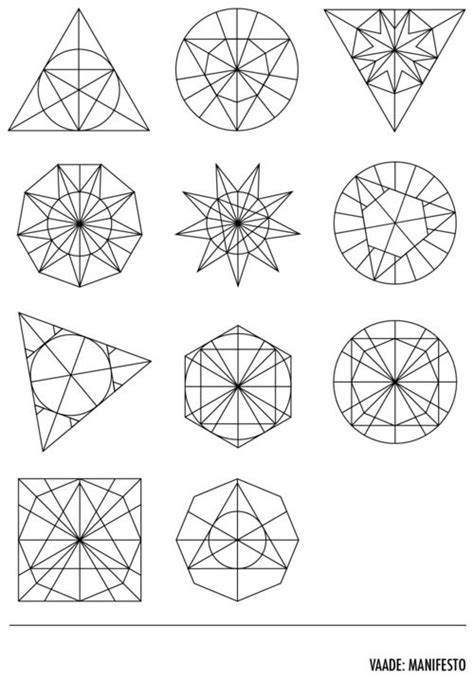 22 Best Drawing Geometric Shapes Images On Pinterest Geometric