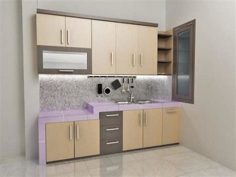 inspirasi kitchen set minimalis dapur kecil