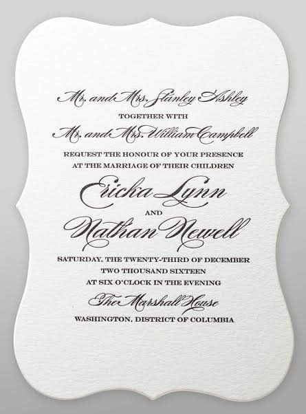 Non Traditional Wedding Invitation Wording Lovely Say It With St