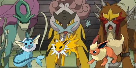 Pokémon Theory: Were Legendary Beasts Once Eeveelutions?