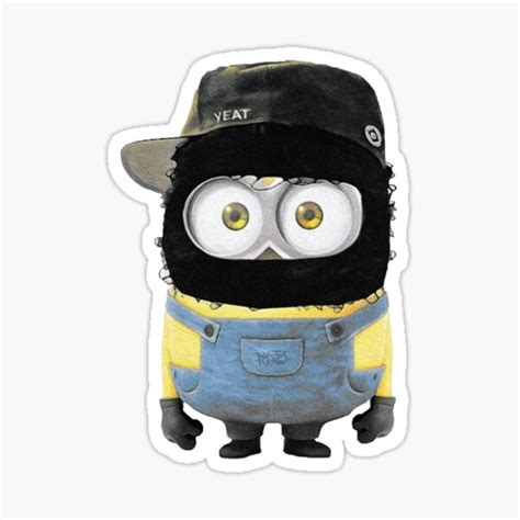 Minion Gangster Sticker For Sale By Joanna Asia Redbubble