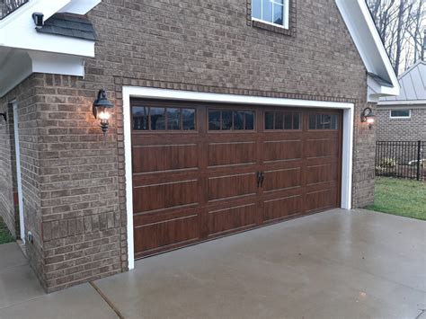 Clopay Walnut Garage Doors Faux Wood Garage Doors Clopay Garage Doors