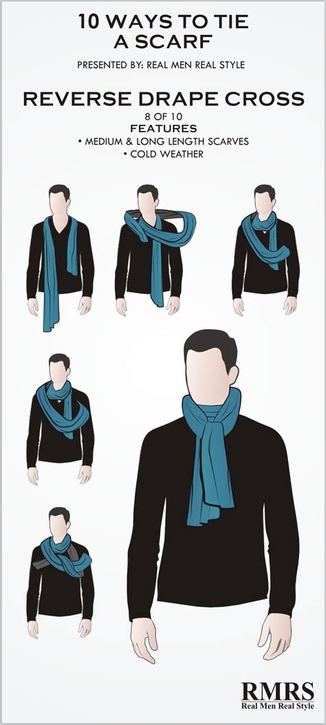 10 Manly Ways To Tie A Scarf Masculine Knots For Men Wearing Scarves Scarf Knots Scarf Tying