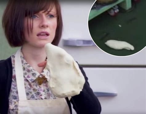 In Series 3 Contestant Cathryn Literary Threw Her Bread On The Floor While Kneading The Dough