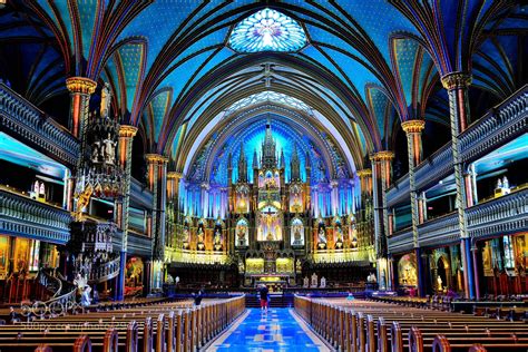 City Budlings Architecture Amazing Wonder Notre Dame Basilica