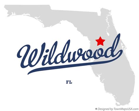 Map Of Wildwood Fl Florida